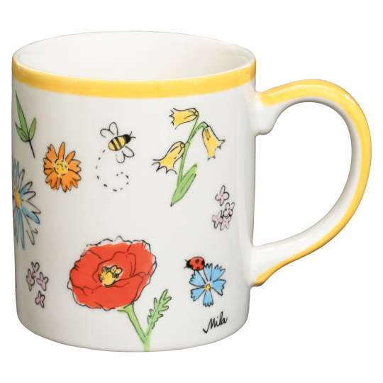 Mila Design 80249 Lovely Flowers - Becher