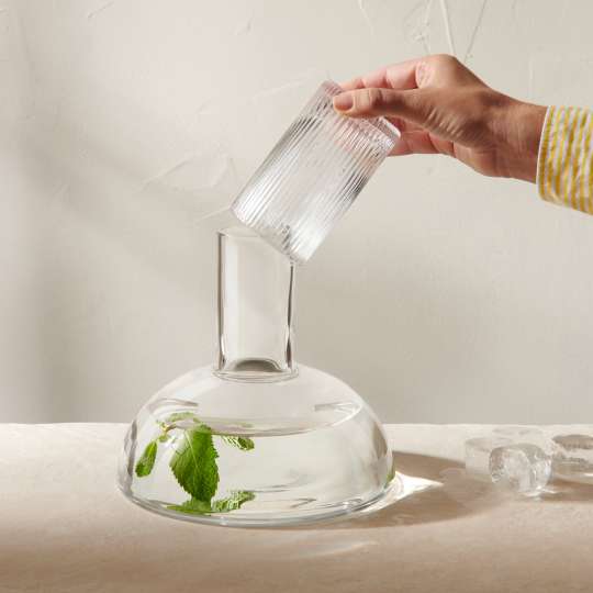 ASA Selection - Praktisch: JUNA Trinkglas verschließt Glaskaraffe 