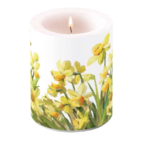Ambiente - Golden Daffodils - Kerze groß