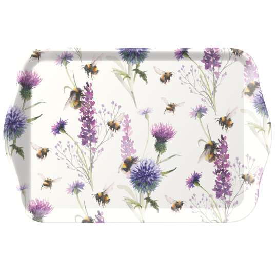 Ambiente - Bumblebees in the Meadow Tablett, 13x21 cm