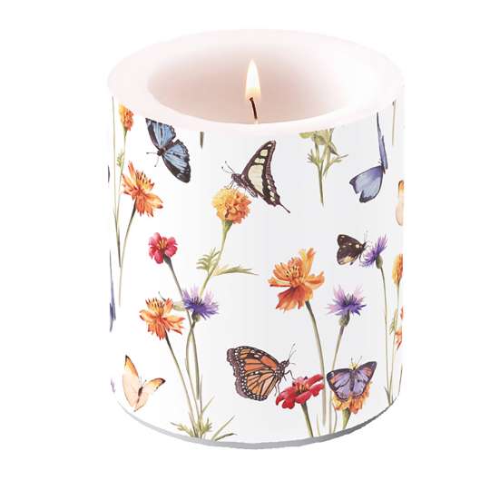 Ambiente - Butterfly Garden Kerze, 10 cm