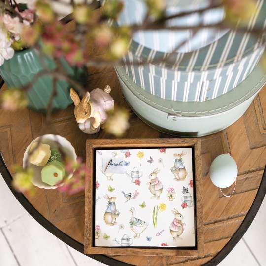 Ambiente - Bunter Osterspaß auf den Servietten Easter Garden