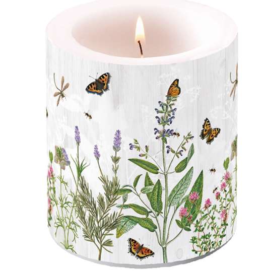 Ambiente - Kerze Herb Garden, 10 cm