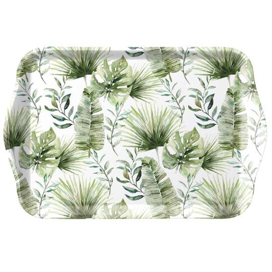 Ambiente - Jungle Leaves Tablett, 13x21 cm