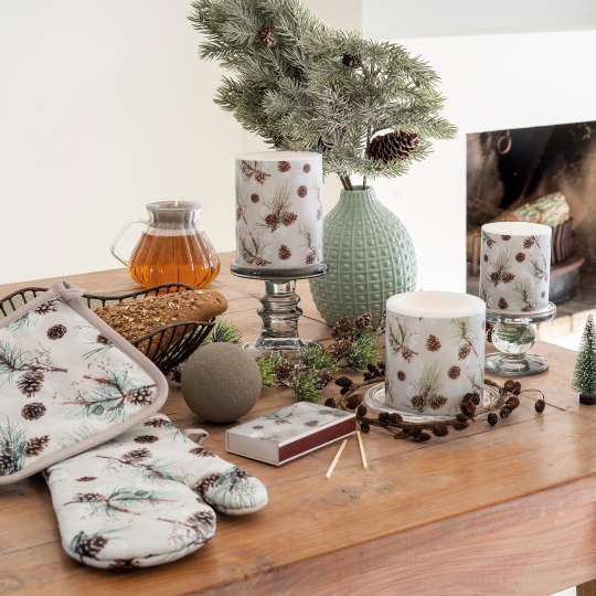 Ambiente - Pine Cone All Over - Kerzen & Textilien