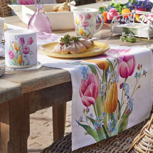 Ambiente - Tulips Bouquet - Blumendekor auf dem Tisch