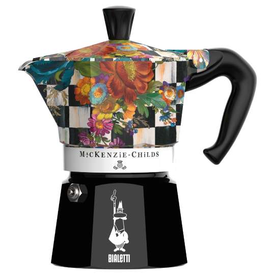 Bialetti Espressokocher Moka Express MacKenzie Child, 3 Tassen