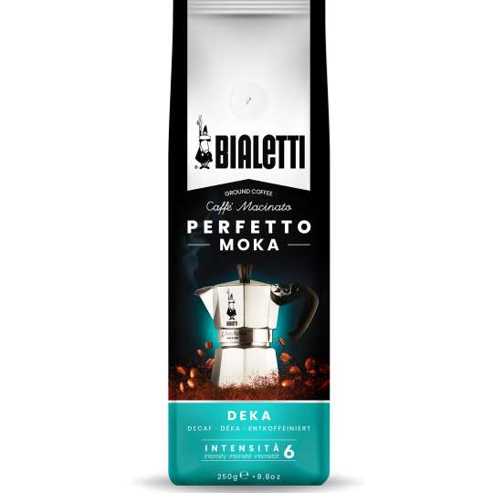 Bialetti - Perfetto Moka Deka Kaffee gemahlen, 250g