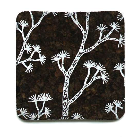 Born in Sweden - Untersetzer Pine Brauner Kork