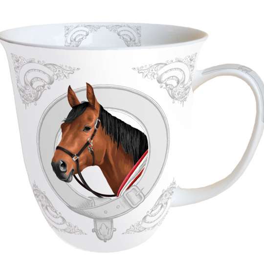Ambiente Design Kollektion „Classic Horse“  Henkelbecher 0,4 l - 18414995