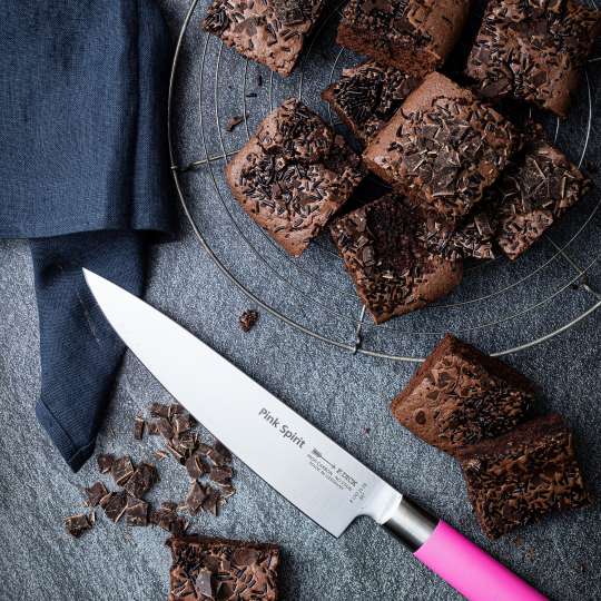 DICK - PINK SPIRIT - Kochmesser - Brownies geschnitten