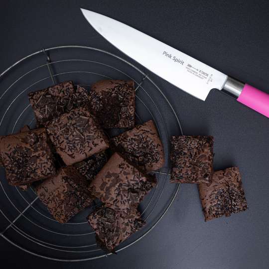 DICK - PINK SPIRIT - Kochmesser - Brownies auf Gitter