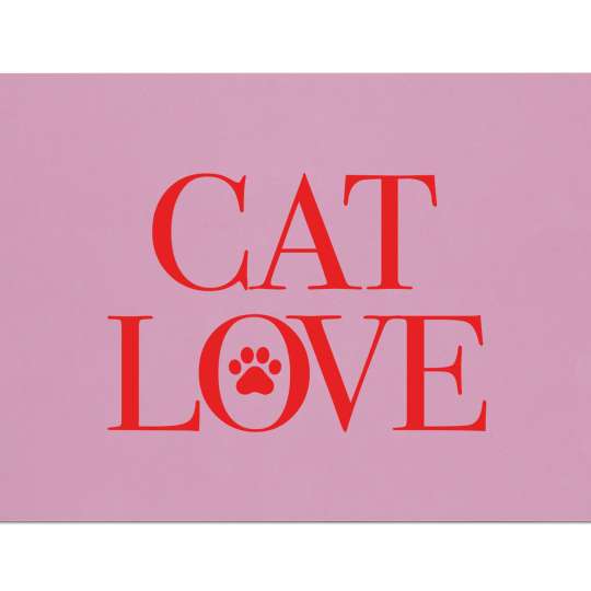 Design@Home - CatLove Frühstücksbrettchen