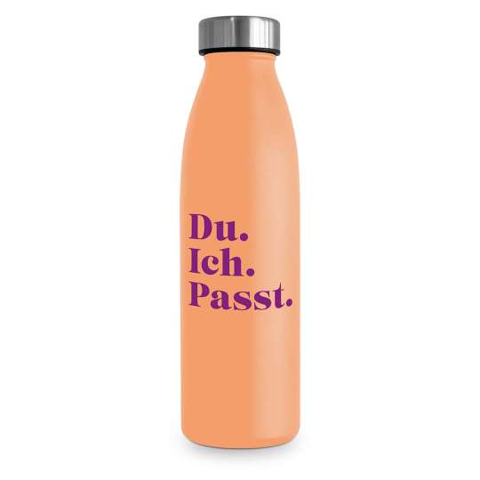 Design@Home - Thermosflasche Du.Ich.Passt., 500 ml