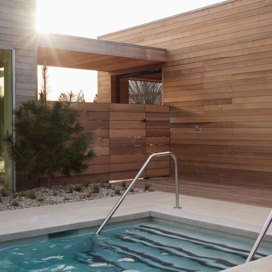 Discover Long Island - Shou Sugi Ban House - Pool 