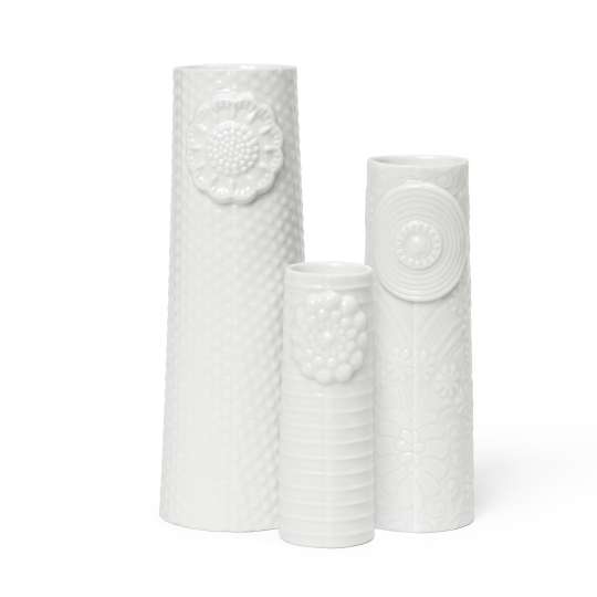 Dottir - Pipanella Flock Clean Linen Vasen 3er-Set 