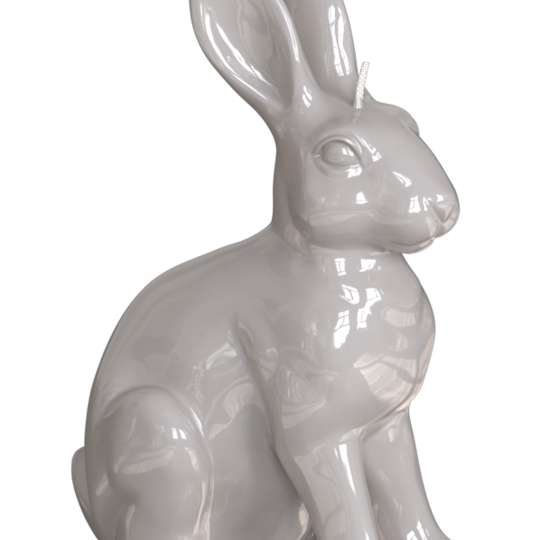 Engels Kerzen - Objektkerze Hase, Leinen