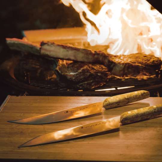 F.DICK - Messer bei 1.100 °C gehärtet: Vivum BBQ & Kochmesser
