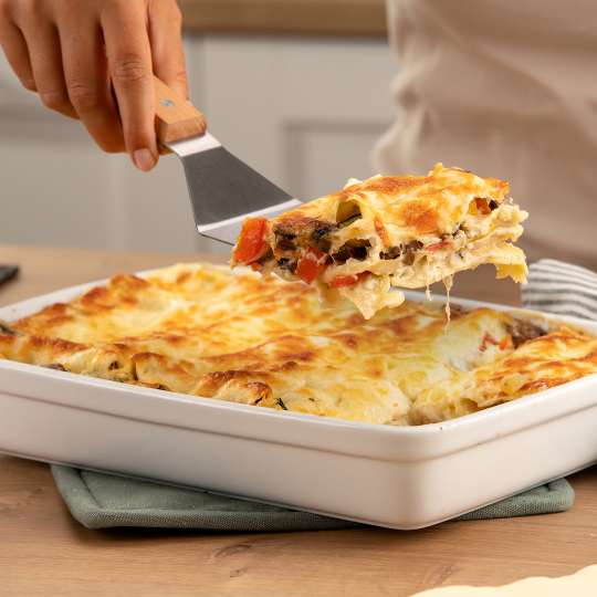 Fackelmann - Lasagne leicht mit Lasagneheber portionieren