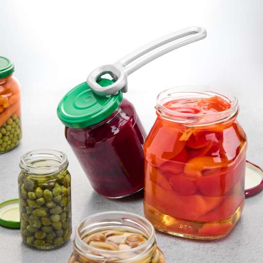 GEFU - Gläser öffnen ohne Kraftaufwand mit Glasdeckelöffner VACIO
