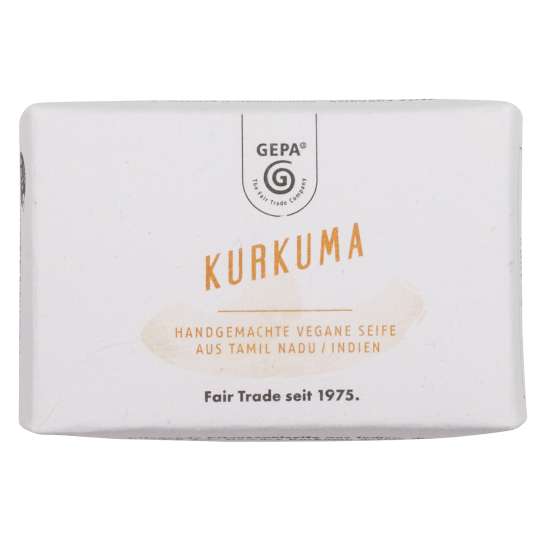 GEPA - Handseife Kurkuma, 100 g, verpackt