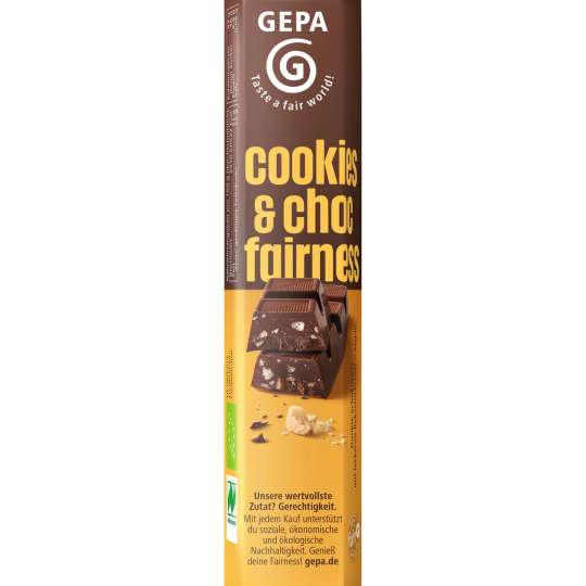 GEPA - Schokoriegel Bio cookies & choc fairness, 37,5 Gramm