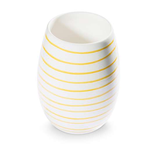 Gmundner Keramik - Vase Gelbgeflammt