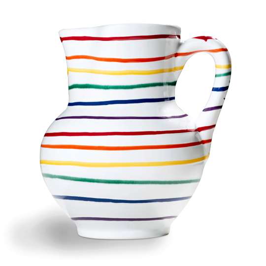 Gmundner Keramik - Regenbogen Wasserkrug Wiener Form