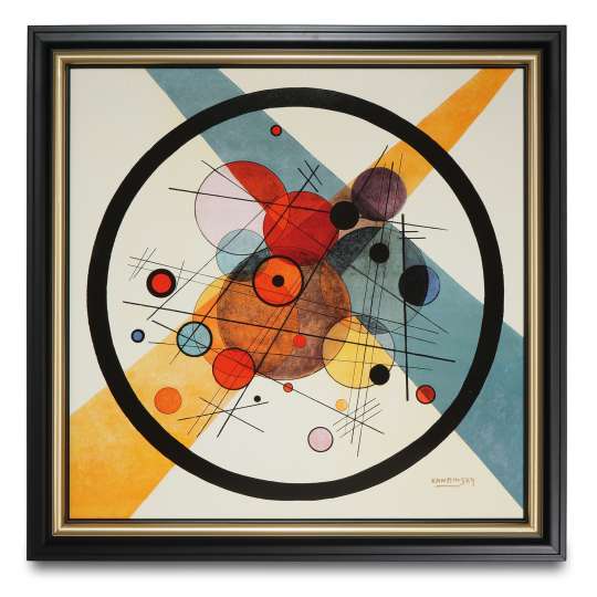 Artis Orbis - Kandinsky - Kreise im Kreis - Wandbild