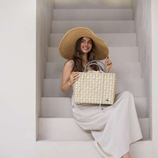 Handed By - Schön sommerlich: Shopper ROSEMARY, flint grey