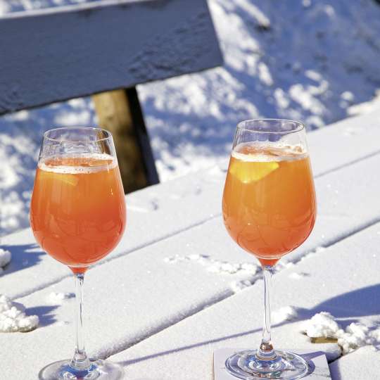 IHR - Es lebe der Wintersport: Untersetzer Black Ski Runs