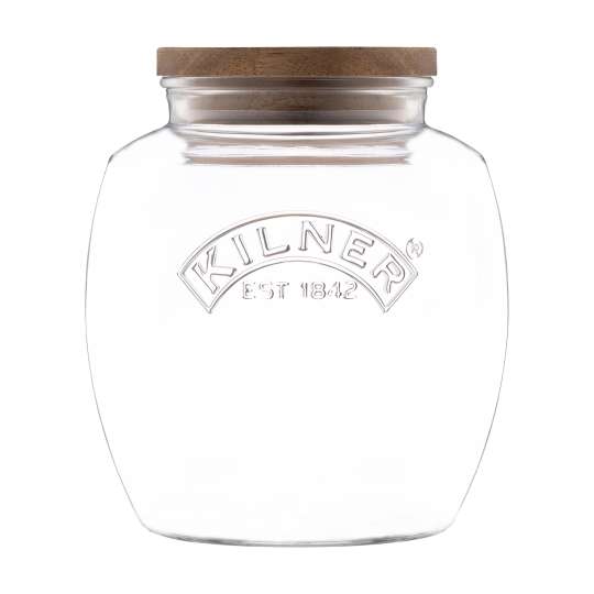 Kilner - Glas mit Holzdeckel, 2 L