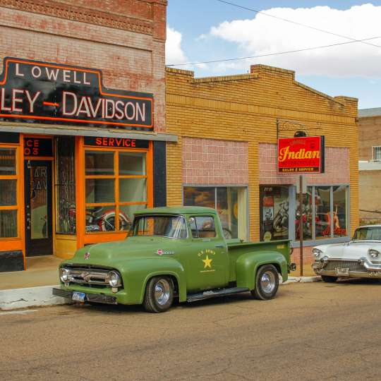 Verlassene Straßen erkunden in Bisbee Arizona