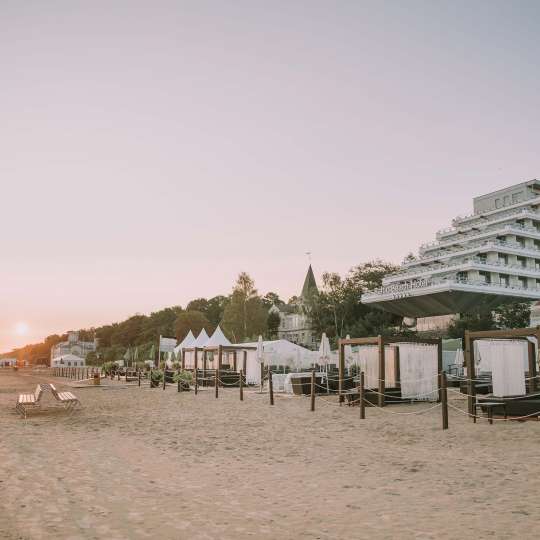 Seafood & Grill am traumhaften Standstrand vom Baltic Beach Hotel & SPA