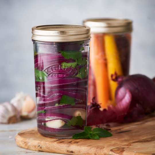 Kilner - Einmachglas, weite Öffnung, 500 ml - Gemüse