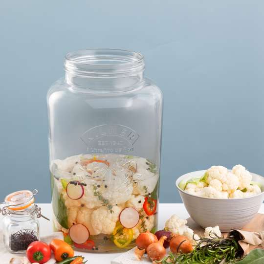 Kilner - Gemüse einfach haltbar machen mit 5 Liter Fermentier-Set