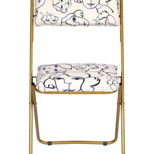 Lafuma Mobilier Nationale 7 Chaise Apropos Visage blanc Face