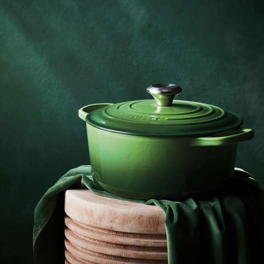 Le Creuset - Bräter Signature rund - Tuch