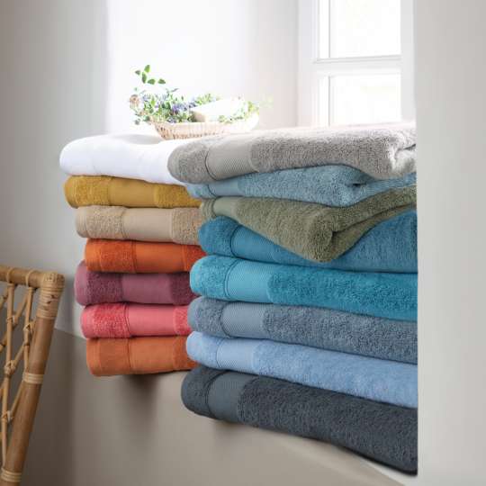 Linvosges - Einfarbige Handtücher ENTSPANNUNGSOASE - verschiedene Farben