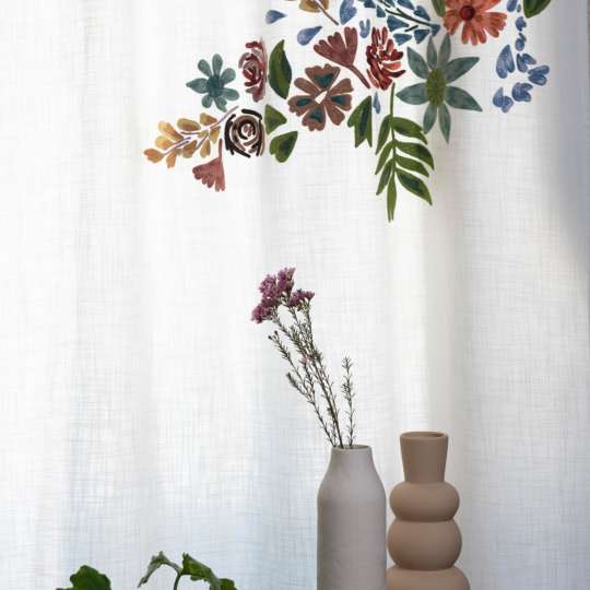 Linvosges - Vorhang FARBFEST - Blumen