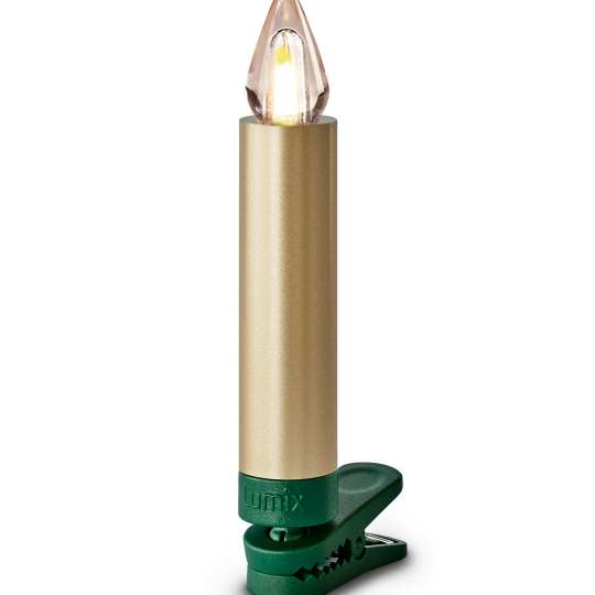 Lumix - Superlight Flame - Gold - LED-Kerze