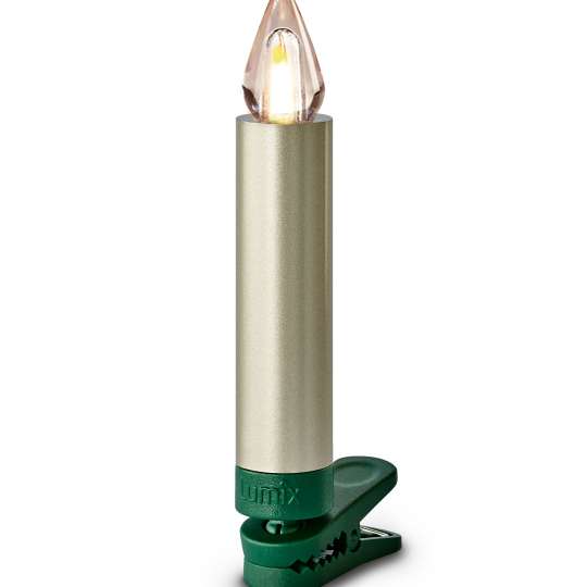 Lumix - Superlight Flame - Cashmere - LED-Kerze