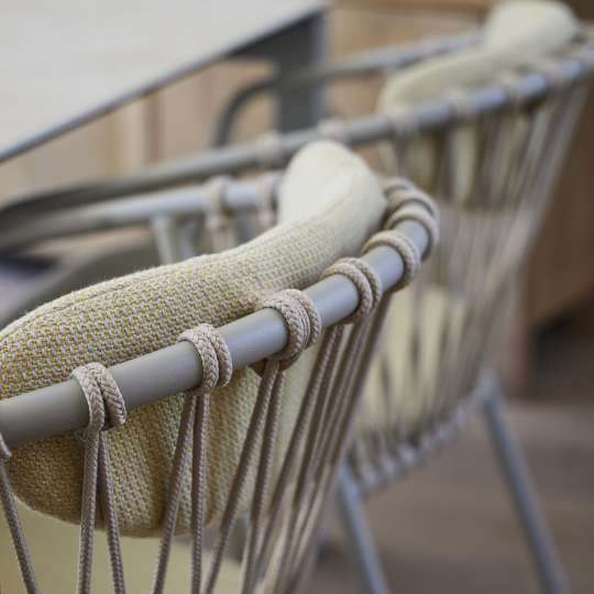 MUSOLA - Wasserdurchlässiger Bezug aus PU-Schaum der Stühle Baga