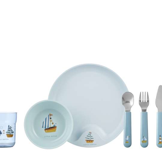 Mepal - Mio Sailors Bay Kindergeschirr Set 6-teilig