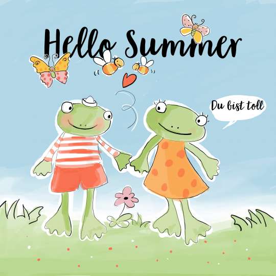 Mila Design Hello Summer Becher Illustration 80228