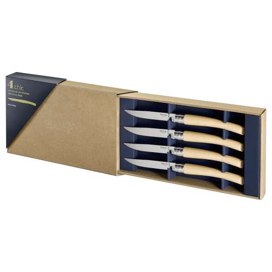 Opinel Table Chic Steakmesser 4er Set Esche