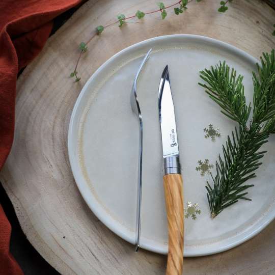 Opinel Table Chic Steakmesser Olive