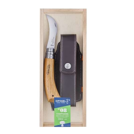 Opinel - Pilzmesser mit Kunstleder-Etui