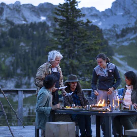 Grillen in den Bergen, immer dabei: Barbecue-Set von Opinel