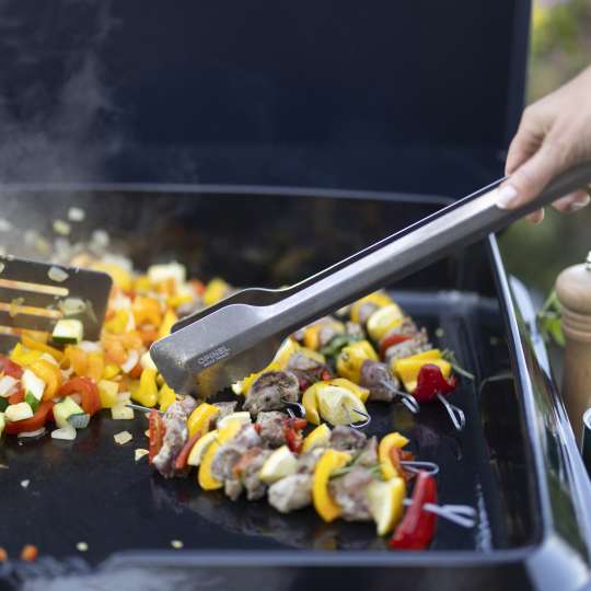Opinel - Ideal zum Braten und Grillen: Barbecue-Set: XL-Zange und Spatel + 